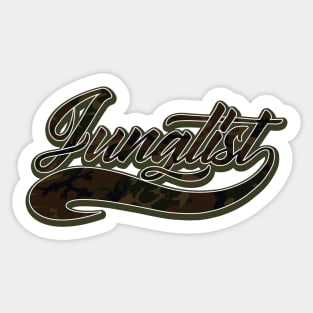 Team Junglist Tail Camo Sticker